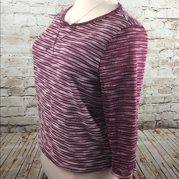 New Direction Weekend Burgundy Sweater - Picture 4 of 8